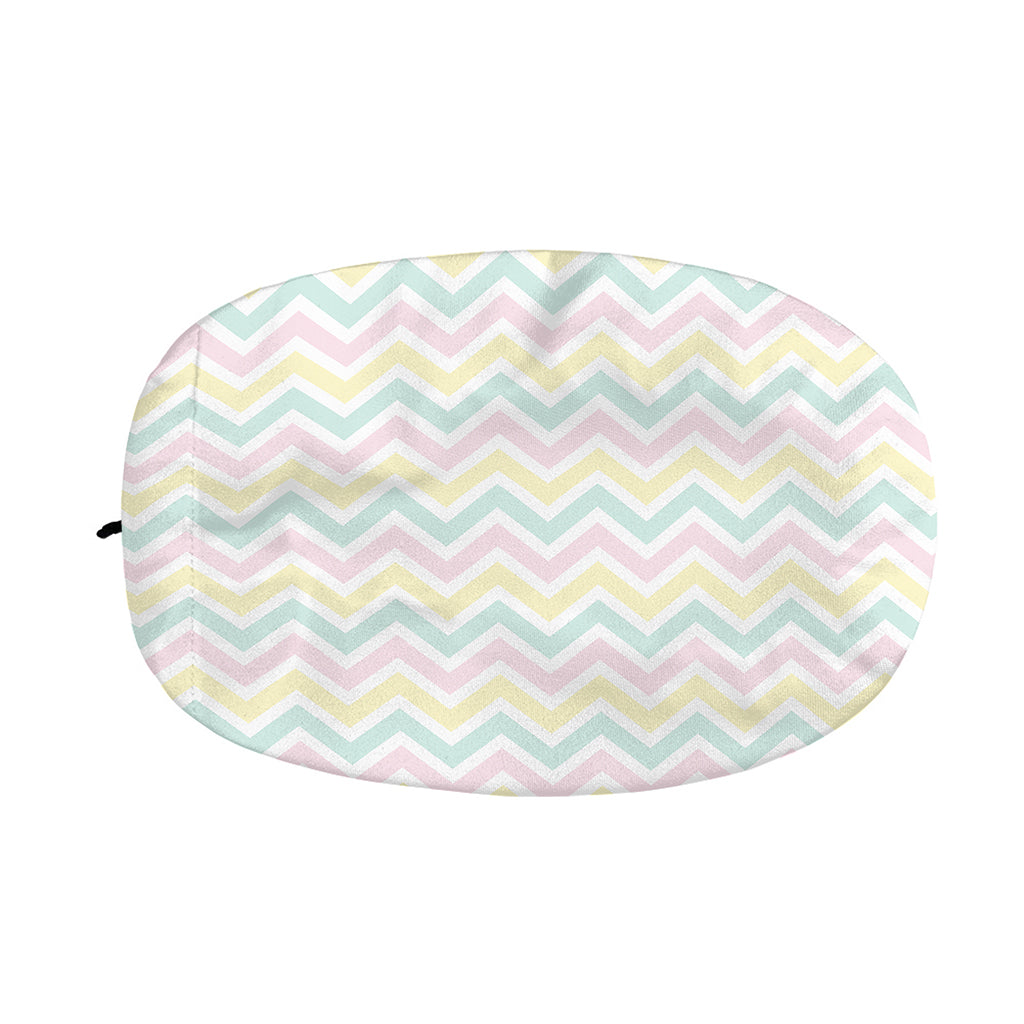 Pastel Chevron Pattern Print Car Side Mirror Covers