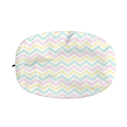 Pastel Chevron Pattern Print Car Side Mirror Covers