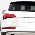 Pastel Chevron Pattern Print Car Sticker
