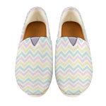 Pastel Chevron Pattern Print Casual Shoes