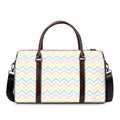 Pastel Chevron Pattern Print Duffel Bag