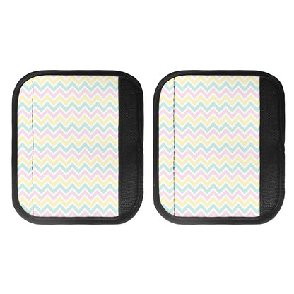 Pastel Chevron Pattern Print Handle Covers