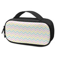 Pastel Chevron Pattern Print Portable Cooler Travel Case