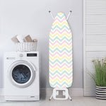 Pastel Chevron Pattern Print Ironing Board Cover