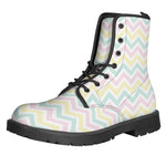 Pastel Chevron Pattern Print Backpack