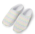 Pastel Chevron Pattern Print Mesh Casual Shoes