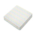 Pastel Chevron Pattern Print Outdoor Seat Cushion Cover