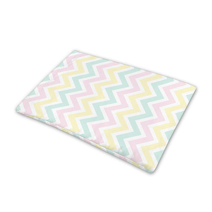 Pastel Chevron Pattern Print Pet Cooling Mat Cover