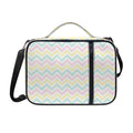 Pastel Chevron Pattern Print Shoulder Strap Bible Bag