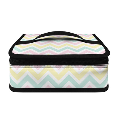 Pastel Chevron Pattern Print Small Lunch Bag