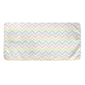 Pastel Chevron Pattern Print Towel