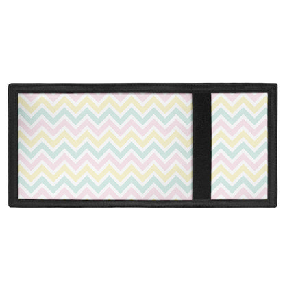 Pastel Chevron Pattern Print Trifold Wallet