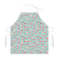 Pastel Cupcake Pattern Print Adjustable Apron