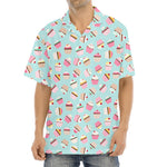 Pastel Cupcake Pattern Print Aloha Shirt