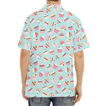 Pastel Cupcake Pattern Print Aloha Shirt