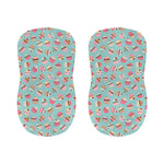 Pastel Cupcake Pattern Print Bar Stool Covers