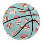 Pastel Cupcake Pattern Print Basketball