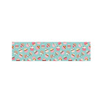 Pastel Cupcake Pattern Print Bed Runner