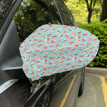 Pastel Cupcake Pattern Print Car Side Mirror Covers