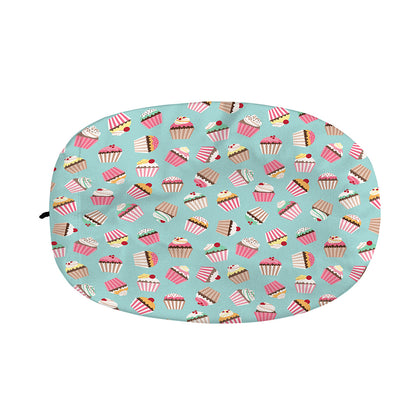Pastel Cupcake Pattern Print Car Side Mirror Covers