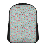Pastel Cupcake Pattern Print Casual Backpack