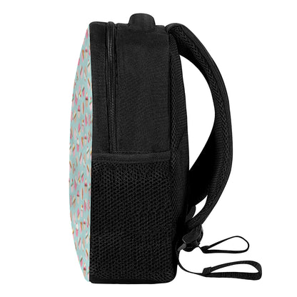 Pastel Cupcake Pattern Print Casual Backpack