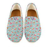 Pastel Cupcake Pattern Print Casual Shoes