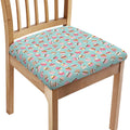 Pastel Cupcake Pattern Print Chair Cushion Cover