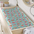 Pastel Cupcake Pattern Print Changing Pad Cover