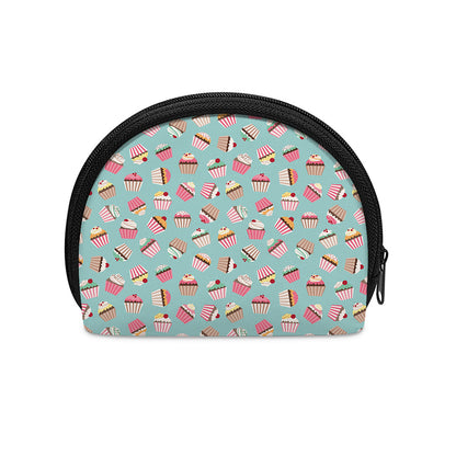 Pastel Cupcake Pattern Print Coin Purse
