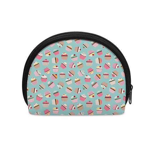 Pastel Cupcake Pattern Print Coin Purse