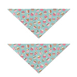 Pastel Cupcake Pattern Print Dog Bandana