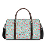 Pastel Cupcake Pattern Print Duffle Bag