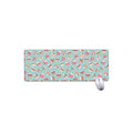 Pastel Cupcake Pattern Print Extended Mouse Pad