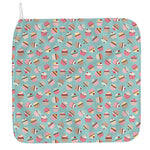 Pastel Cupcake Pattern Print Hand Towel