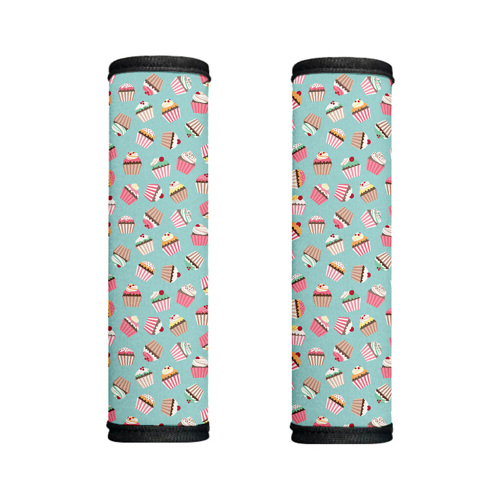 Pastel Cupcake Pattern Print Handle Covers