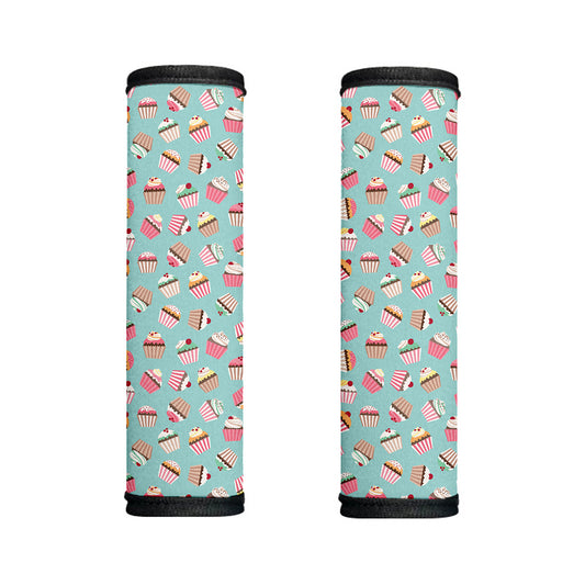 Pastel Cupcake Pattern Print Handle Covers