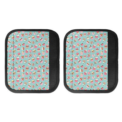 Pastel Cupcake Pattern Print Handle Covers