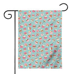 Pastel Cupcake Pattern Print House Flag