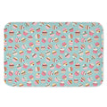 Pastel Cupcake Pattern Print Indoor Door Mat