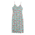 Pastel Cupcake Pattern Print Jersey Midi Cami Dress