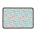 Pastel Cupcake Pattern Print Kitchen Mat