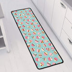 Pastel Cupcake Pattern Print Long Kitchen Mat