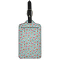 Pastel Cupcake Pattern Print Luggage Tag