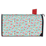 Pastel Cupcake Pattern Print Mailbox Cover