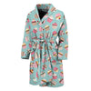 Pastel Cupcake Pattern Print Men's Bathrobe