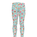 Pastel Cupcake Pattern Print Men's Leggings