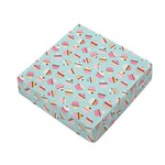 Pastel Cupcake Pattern Print Outdoor Seat Cushion Cover