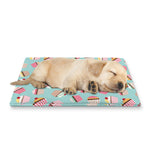 Pastel Cupcake Pattern Print Pet Cooling Mat Cover