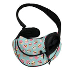 Pastel Cupcake Pattern Print Pet Sling Carrier